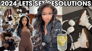 HOW TO ACTUALLY ACCOMPLISH YOUR GOALS How to edit a Vision board  My 2024 NYE Resolutions [upl. by Maxia867]