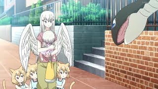 Kawaii Loli Neko Afraid of Snake 3  Centaur no Nayami Kawaii Scene [upl. by Raeann]