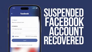 How To Recover A Suspended Facebook Account  Step by Step Guide [upl. by Nunci]