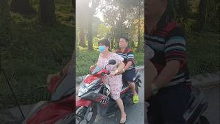 I thought he wasnt afraid of falling off his motorbike🤪🤣 funny shorts [upl. by Canute247]