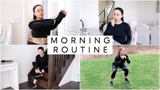 MY SPRING MORNING ROUTINE  OUTDOOR WORKOUT 2018 [upl. by Packton455]