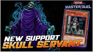 NEW Support for Skull Servant Deck is Insane Wightlord YuGiOh Master Duel [upl. by Noscire417]