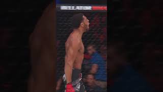 AJ McKee with the explosive finish 💥 MMA Bellator Shorts [upl. by Hpesoy]