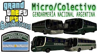 Colectivos de Gendarmería Nacional Argentina para GTA San Andreas  DeaconYT1999 [upl. by Arammahs543]