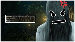 Salty killer cant stand losing  Dead by Daylight [upl. by Sykleb]