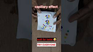 no787 capillary effect experiment kalponik Duniya beautiful bengali beauty best shorts reels [upl. by Tterej]