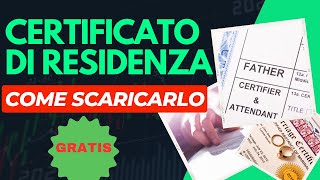 DICHIARAZIONE DI RESIDENZA Onde e Como Fazer  Quando Utilizar Documentos para Cidadania Italiana [upl. by Dnalyaw]