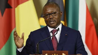 GuinéeBissau  le président Embalo dénonce une tentative de coup dEtat [upl. by Yzus]