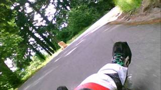 Riding Classic Luge at the Mt Tabor Downhill Challenge [upl. by Iamhaj92]