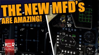 War Thunder DEV  SHOWCASING the NEW MFDs for JETS ITS AMAZING specially for SIMULATOR [upl. by Frederico]