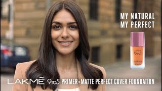 New Lakmé 9to5 Primer  Matte Perfect Cover Foundation [upl. by Hammerskjold]