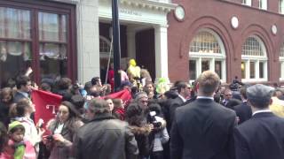 Hasty Pudding Parade  Harvard Square [upl. by Peckham]