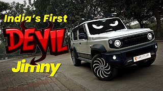 Indias First Devil Jimny Modified  Alcantara Leather Seats  Next Level Modified Jimny [upl. by Kachine774]