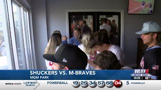 SHUCKERS BASEBALL Biloxi vs MBraves 062823 [upl. by Sherrer]