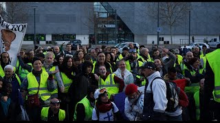 BÉZIERS  MANIFESTATIONS GILETS JAUNES ACTE X [upl. by Boyse916]