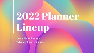 Planner lineup for 2022 [upl. by Eveivaneg792]