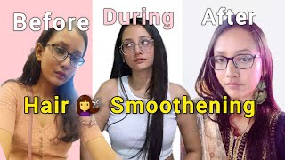 My 3 years of Hair Smoothening 💇‍♀️  Rebounding  Loreal or Metrix  Hair treatmentremedies [upl. by Woodall870]