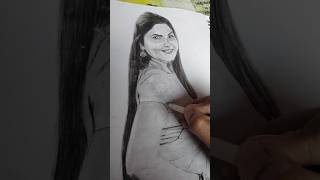 realistic graphite sketch video 😍sketching tutorial video shorts [upl. by Llerahs101]