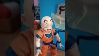 Krillins GrowthSpurt anime dragonball dbz shfiguarts stopmotion shorts funny fyp onepiece [upl. by Jane]