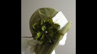 Vintage Style Cloche Hat Sewing Pattern [upl. by Bank]