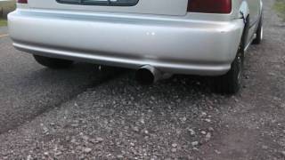 10 Honda Civic Ricer exhaust [upl. by Azitram]