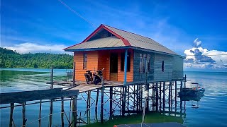 SUASANA YANG TENANG DI PERKAMPUNGAN MELAYU PULAU JEMAJA KEPULAUAN ANAMBAS 🇮🇩🇲🇾🇸🇬🇧🇳 [upl. by Marillin]