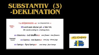 Swedish Nouns 3  Declination [upl. by Shriver961]