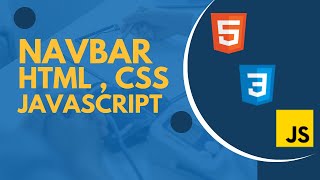 Basic Navbar Using HTML  CSS amp JavaScript [upl. by Judd277]