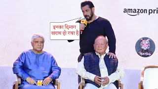 Salman Khan ANGRY And SAVAGE Reply To Salim Khan And Javed Akhtar Haters [upl. by Alten]