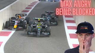 Max verstappen angry being blocked in pitlane f1 maxverstappen abhudhabi formula1 formula [upl. by Wootan]