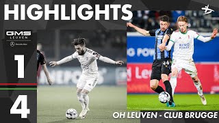 HIGHLIGHTS  JPL 2122  OH Leuven  Club Brugge [upl. by Dail]