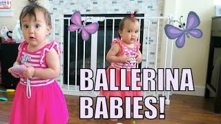 Ballerina Babies  May 21 2015  ItsJudysLife Vlogs [upl. by Hinda]