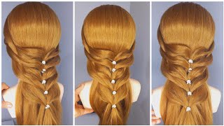 Easy and quick hairstyles for girls  A simple hairstyle that makes you beautiful and charming [upl. by Aimee]