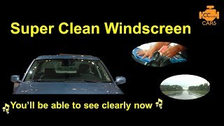 How to Make Windscreen Smooth  Super Clean Windshield [upl. by Nial184]