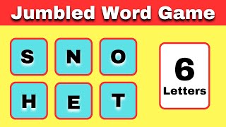 Jumbled Word Game  Jumbled Words Game Hard guesstheword [upl. by Margeaux648]