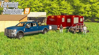 SPRING CAMPING WITH THE SQUAD AND BUCK  NEW NORTH POINT CAMPER  FS19 CAMPING ROLEPLAY [upl. by Crane]