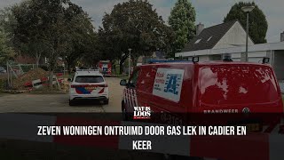 OPNIEUW GASLEIDING GERAAKT IN CADIER EN KEER 7 WONINGEN ONTRUIMD [upl. by Anyale]