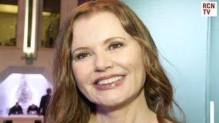 Geena Davis Interview  Beetlejuice Sequel [upl. by Alimat964]