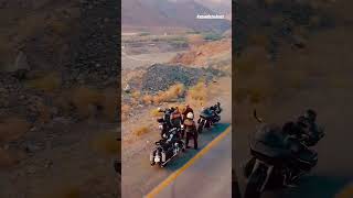 Desert Drone view with Harley Davidson Street Glide and Road Glide [upl. by Arotal193]