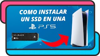 Como instalar un disco SSD en la PS5  WDBlack SN850P [upl. by Aicener226]