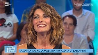 Intervista a Samanta Togni Il mio amore per Lulù  La vita in diretta estate 16072018 [upl. by Pogah]