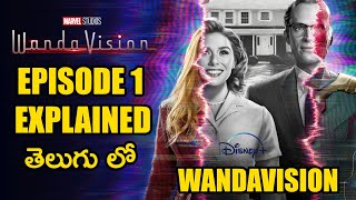 WANDAVISION EPISODE 1 EXPLAINED IN TELUGU  TELUGU LEAK [upl. by Ahcsim294]