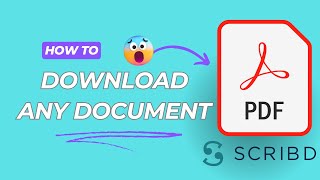 Download Scribd document in a few clicks  Easily download documents from Scribd [upl. by Michigan]