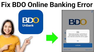 How To Fix BDO Online Banking Error 2024 [upl. by Philomena55]