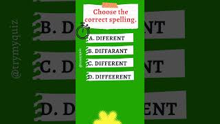 Spelling bee practice basicenglishquiz trymyquiz quizshortvideo quiz [upl. by Lectra785]