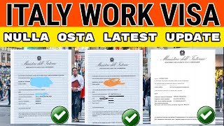 How to check Italy Nulla Ostaverify Italy work permit Real or Fake [upl. by Oirottiv]