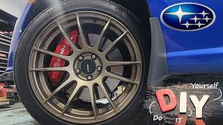 Brake Job Replace Subaru Brz RS 2013 Part1 [upl. by Onailil684]