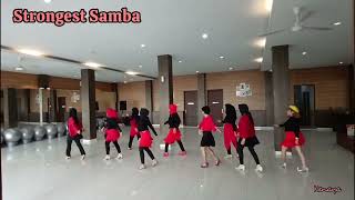 Strongest Samba Line Dance [upl. by Brittnee]