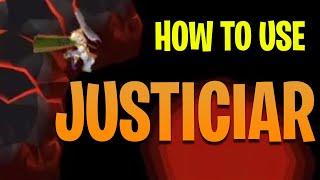 How to Properly use Justiciar Method for Inferno Cape  Waves Breakdown [upl. by Eidnyl]