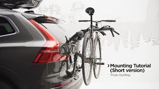 Trunk Bike Rack  Thule OutWay Hanging Easy Mounting Tutorial [upl. by Darach339]